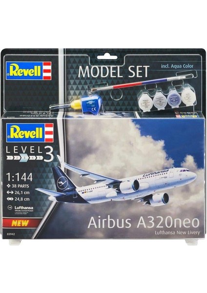 63942 M.set Airbus A320 Lufthansa, Çok Renkli fiyatları