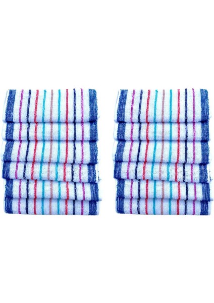 12 Adet Pratik Kurulama El Bezi Mutfak Havlusu 27 x 20 cm