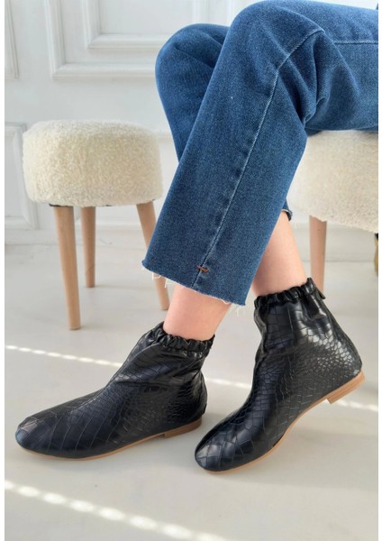 Barxi Siyah Cilt Desenli Bot modelleri