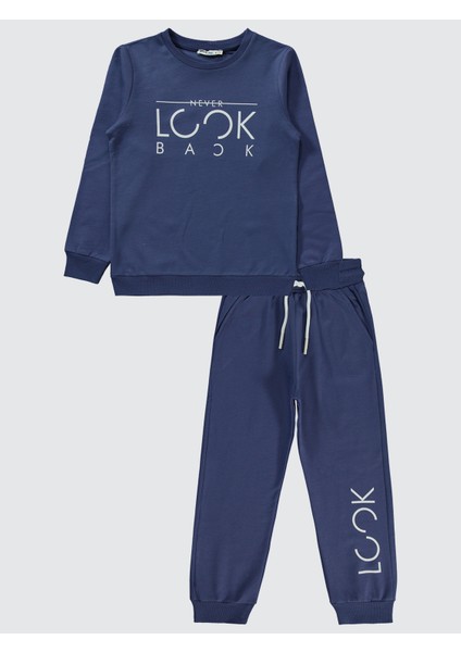 Erkek Çocuk Eşofman Takımı 10-13 Yaş Indigo