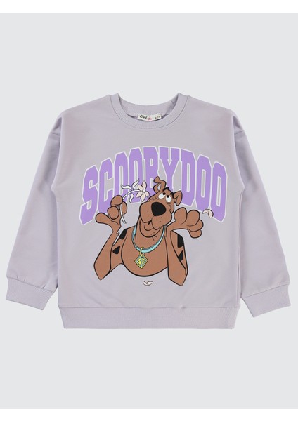 Scooby Doo Kız Çocuk Sweatshirt 10-13 Yaş Nazik Lavanta