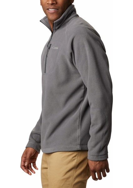 Koyu Gri Fast Trek Iıı Yarım Fermuarlı Erkek Polar 1553511024_XM6410