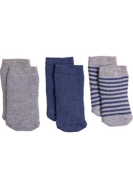 HelloBaby Erkek 3lü Havlu Çorap Erkek Bebek