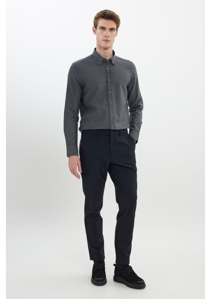 Slim Fit Dar Kesim Beli Bağlamalı Yan Cep Esnek Casual Pantolon modelleri