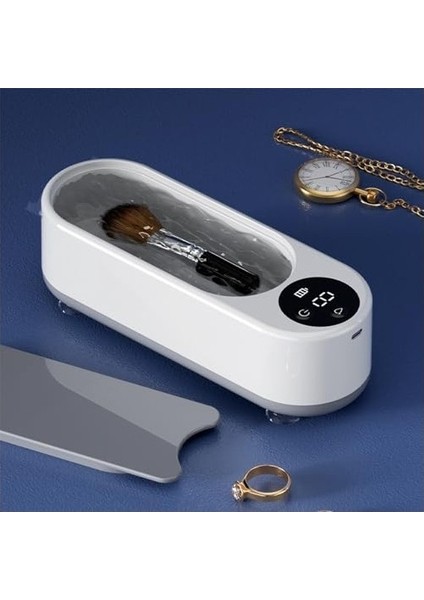 2024 Yükseltme Yüksek Güçlü Takı Temizleyici, Taşınabilir Ev Temizleme Makinesi, 450 ml Temiz Pod Çok Yönlü Temizleyici, Yüzük, Gözlük, Makyaj Fırçası Için Takı Temizleme (Yurt Dışından)