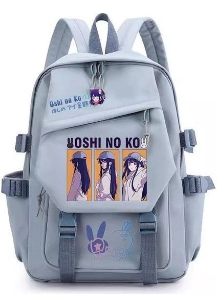 Kawaii Sırt Çantası Sevimli Karikatür Anime Genç Kızlar Için Naylon Okul Çantası Seyahat Çantası (Yurt Dışından)
