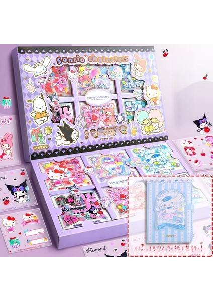 Liugong Sticker Hediye Kutusu Tatlı Partisi Sanrio El Ledger Karikatür Defter (Yurt Dışından)