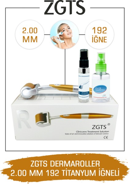 2.00mm Titanyum 192 İğneli Derma Roller