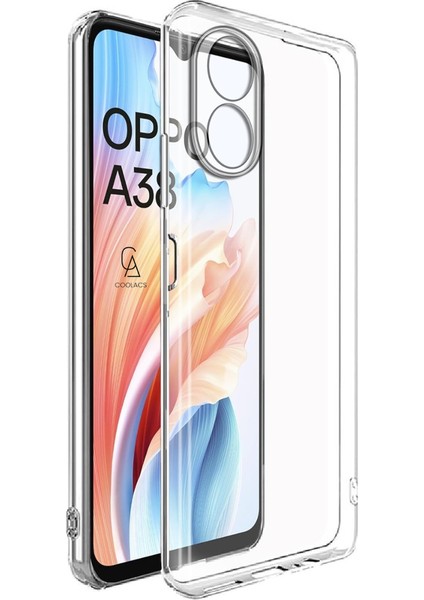 Oppo A38 ile Uyumlu Telefon Kılıfı ve 5d Tam Kaplayan Cam Ekran Koruyucu