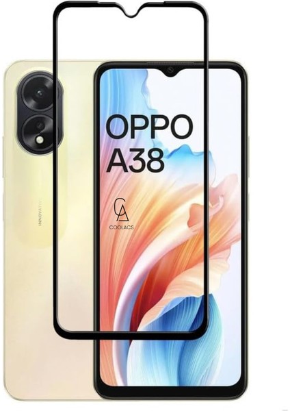 Oppo A38 ile Uyumlu Telefon Kılıfı ve 5d Tam Kaplayan Cam Ekran Koruyucu