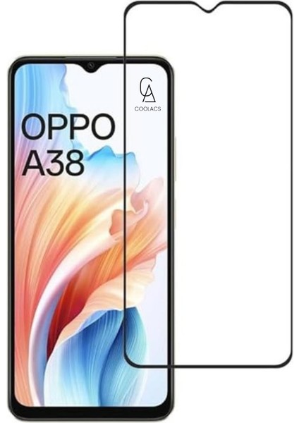 Oppo A38 ile Uyumlu Telefon Kılıfı ve Tam Kaplayan Seramik Ekran Koruyucu