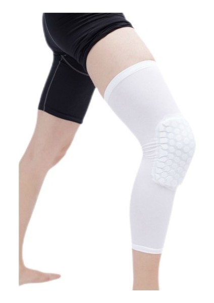 2 Adet Basketbol Diz Pedleri Koruyucu Sıkıştırma Kol Petek Köpük Brace Kneepad Fitness Dişli Voleybol Desteği (Yurt Dışından)