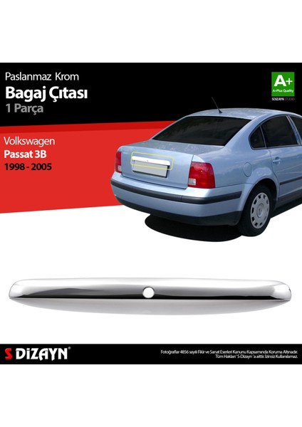 Vw Passat 3b Krom Bagaj Çıtası 1998-2005