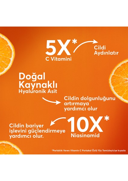 Vitamin C Parlaklık Veren Ton Eşitleyici Portakal Özlü Serum Içerikli Nemlendirici 50 Ml, C Vitamini