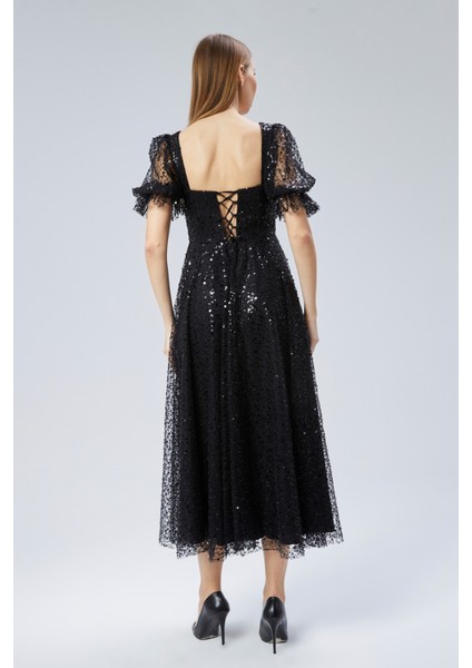 Kalp Yaka Inci Boncuklu Abiye Elbise fırsatları