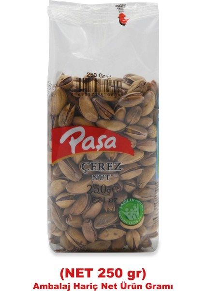 Paşa Kuruyemiş Kavrulmuş Antep Fıstığı Şeffaf Paket 250 gr