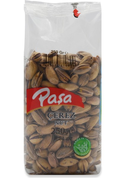 Paşa Kuruyemiş Kavrulmuş Antep Fıstığı Şeffaf Paket 250 gr