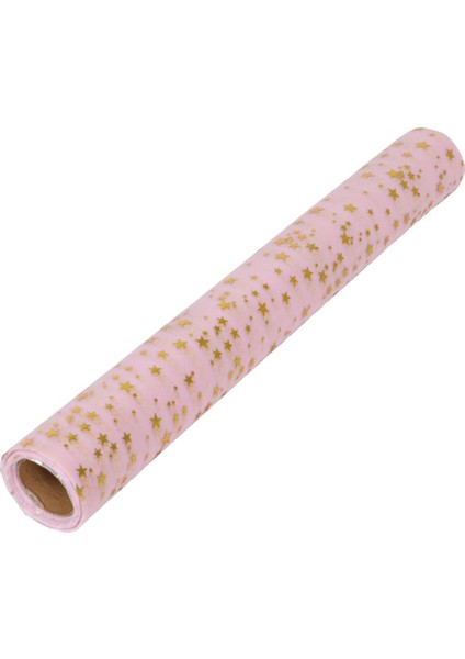 Pembe Altın Yıldızlı Dekor Rulo 48 cm x 4,5M fiyatları