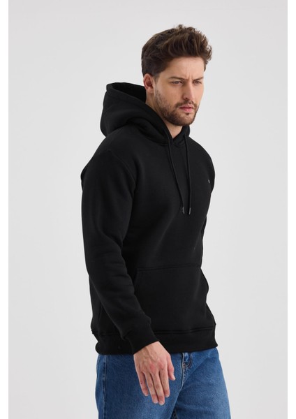 Kapüşonlu Sweatshirt(3 Iplik Şardonlu)