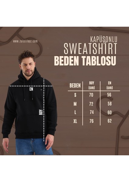 Kapüşonlu Sweatshirt(3 Iplik Şardonlu)