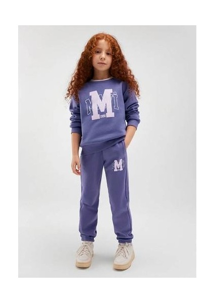 LOGO BASKILI ÖRME PANTOLON