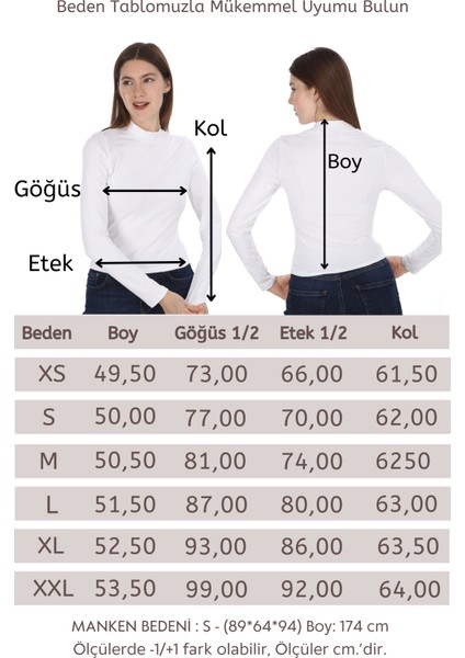 Kadın Modal Dik Yaka Slim Fit Tişört-Beyaz indirimleri
