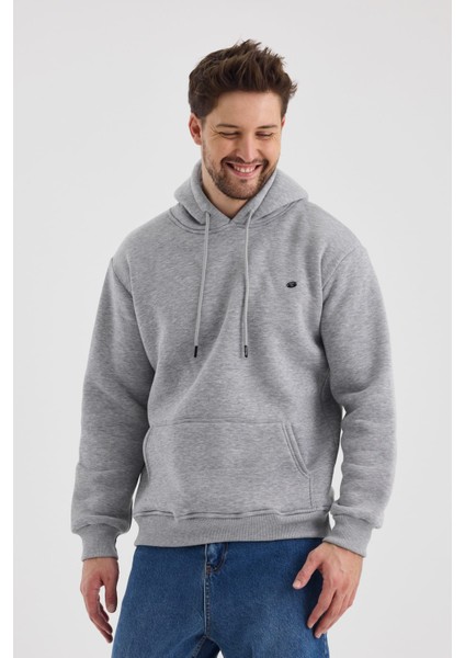 Kapüşonlu Sweatshirt(3 Iplik Şardonlu)