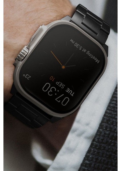 Apple Watch 49MM Ultra 2/1 - 46MM Seri 10 - 45MM Seri 9/8/7 - 44MM Seri Se2/se/6/5/4 Metal Kordon modelleri
