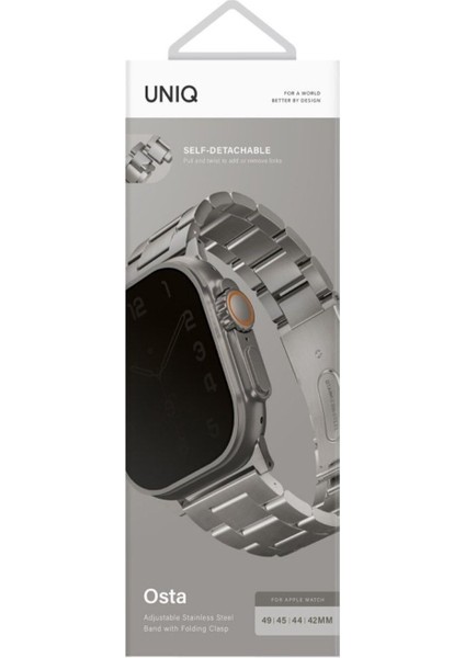 Apple Watch 49MM Ultra 2/1 - 46MM Seri 10 - 45MM Seri 9/8/7 - 44MM Seri Se2/se/6/5/4 Metal Kordon indirimleri