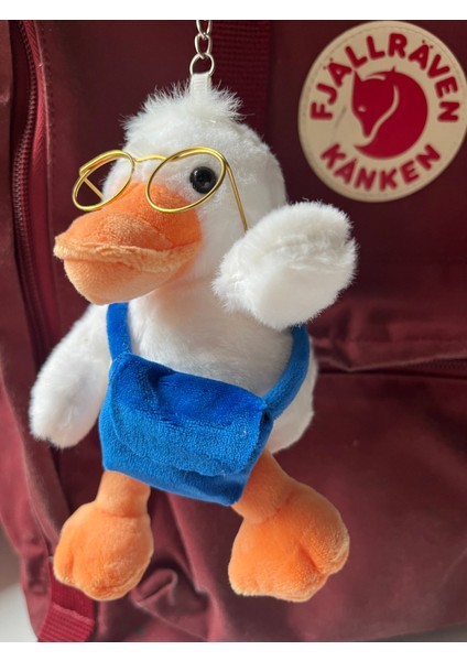 Sevimli Beyaz Ördek Peluş Anahtarlık, Mini Oyuncak, Çanta ve Cüzdan Aksesuarı fırsatları