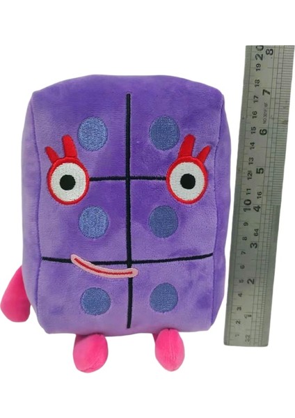 Çocuk Aydınlanma Animasyonu Numberblocks Peluş Oyuncak Bebek (Yurt Dışından)