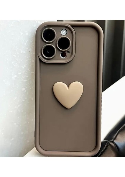 Apple iPhone Vizon Kalp Detaylı Yumuşak Silikon Kamera Korumalı Telefon Kılıfı modelleri