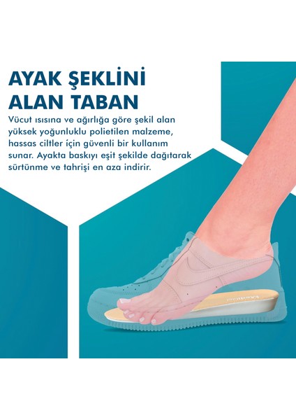 MG16 - Dıyabet Hassas Tabanlık - Yumuşak Memory Foam Hafızalı Ayakkabı Tabanlığı Darbe Emici Konforlu Özel Iç Tabanlık