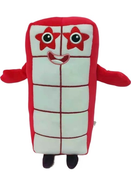 Çocuk Aydınlanma Animasyonu Numberblocks Peluş Oyuncak Bebek (Yurt Dışından)