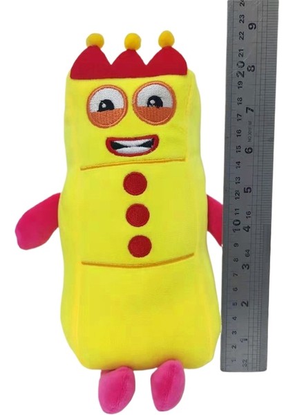 Çocuk Aydınlanma Animasyonu Numberblocks Peluş Oyuncak Bebek (Yurt Dışından)