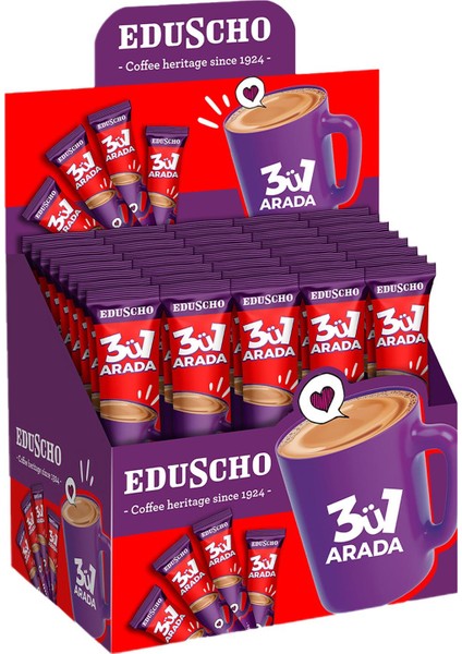 Eduscho 3ü1 Arada 40'lı Kutu ( 40 * 17,5 gr )