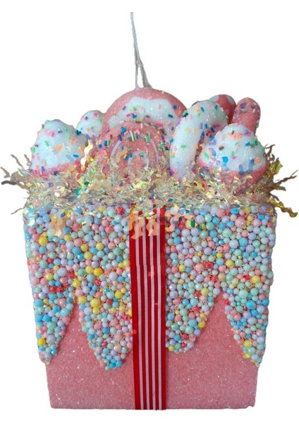Happy Sugar Pembe Kutu Dekor 11 x 15 cm modelleri