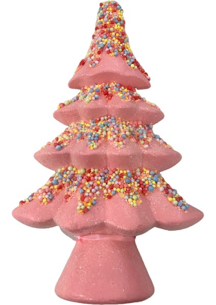 Happy Sugar Pembe Şeker Ağaç Dekor 27 x 12 x 45 cm