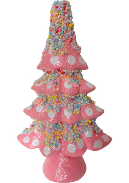 Happy Sugar Pembe Şeker Ağaç Dekor 21 x 10 x 35 cm