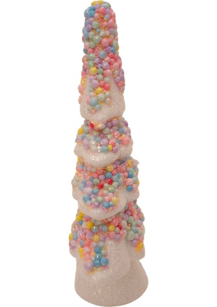Happy Sugar Beyaz Şeker Ağaç Dekor 15 x 7 x 25 cm fiyatları