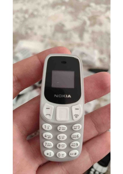 Mini Tuşlu Cep Telefonu Parmak Çift Sim Kartlı
