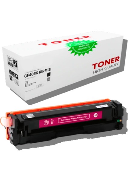 Hp CF403X Uyumlu Kırmızı Toner /WB/201X/M551/M575DN/M575F/M570