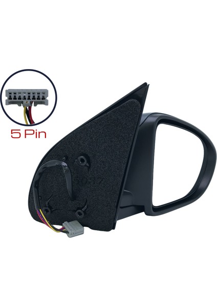 Dış Dikiz Aynası Nissan Qashqai 2006-2014 Elektrikli, Isıtmalı, Manuel Katlanır, Astarlı Kapak, 5 Pin indirimleri