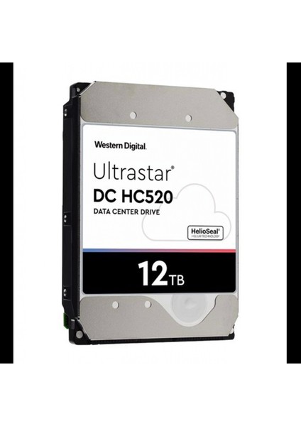 Ultrastar, HUH721212ALE604, 3.5&quot;, 12TB, 256MB, 7200 Rpm, 7/24 Enterprise, Data Center-Güvenlik-Nas-Server, HDD (Dc HC520) (0F30146)