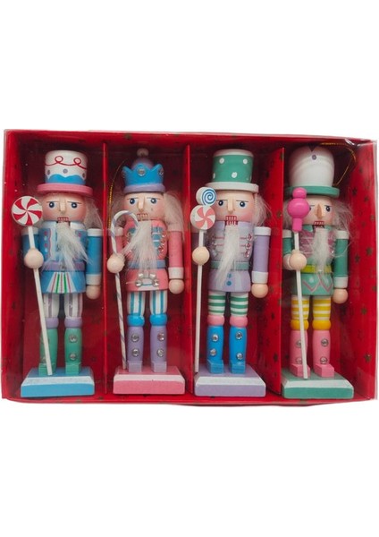 Happy Sugar Rainbow Nutcracker Set 12,5 cm (4 Parça)