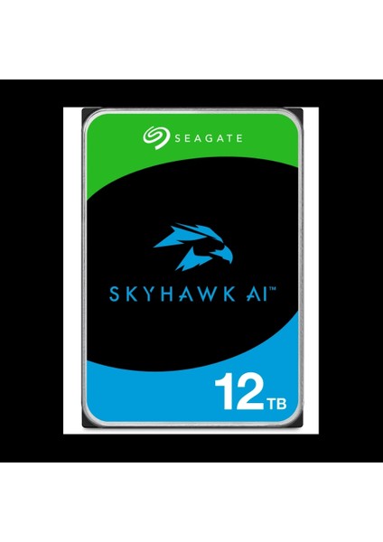 Skyhawk Aı, ST12000VE001, 3.5&quot;, 12TB, 256MB, 7200RPM, Güvenlik, HDD