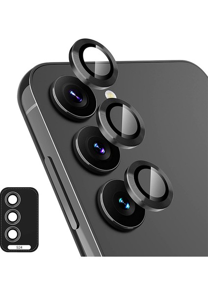 Samsung Galaxy S24 Plus Kamera Lens Koruyucu Corning Gorilla Glass Hd Şeffaf Lens Filmi (Yurt Dışından)