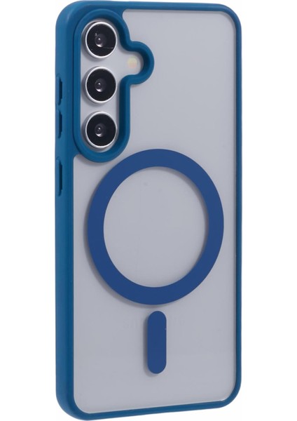 Samsung Galaxy S24 Plus Darbeye Dayanıklı Pc+Tpu Magsafe ile Uyumlu Şeffaf Telefon Kapağı (Yurt Dışından)