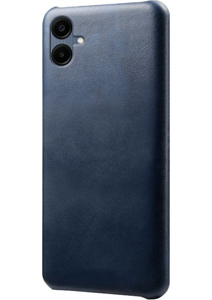 Samsung Galaxy A06 Buzağı Dokusu Pu Deri Sert Pc Koruyucu Telefon Kapağı (Yurt Dışından)