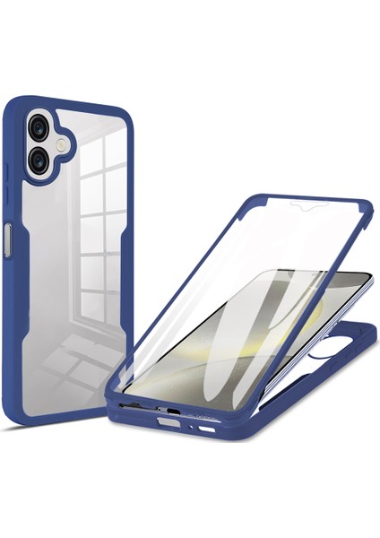 Samsung Galaxy A06 Akrilik + Tpu Şeffaf Telefon Kılıfı, Pet Ekran Filmi (Yurt Dışından)